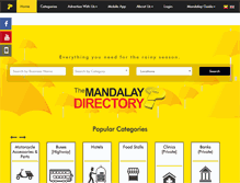 Tablet Screenshot of mandalaydirectory.com